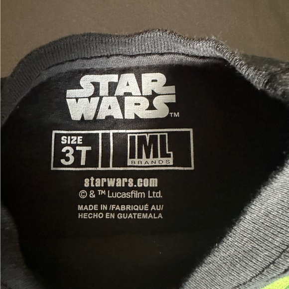 🎃 Star Wars Yoda Halloween “No Tricks, All Treats” 3T Short Sleeve Shirt - Picture 3 of 4